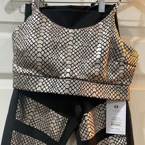 Brand New TAVI high waist legging and bralette